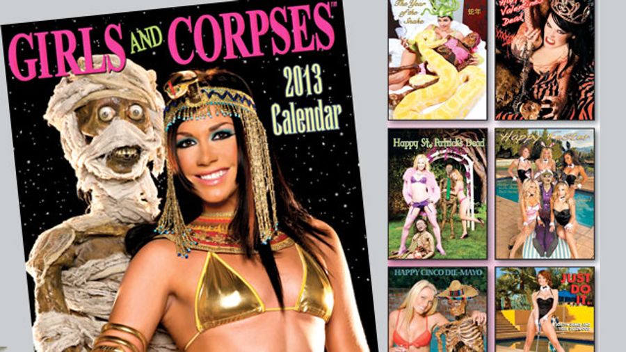 Girls and Corpses Now Shipping 2013 Calendar