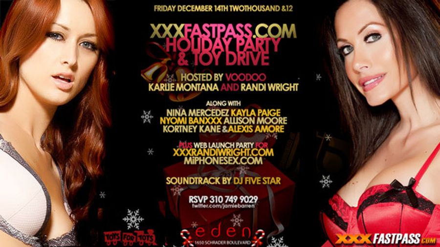 XxxFastPass Throws Holiday Party and Toy Drive in Hollywood