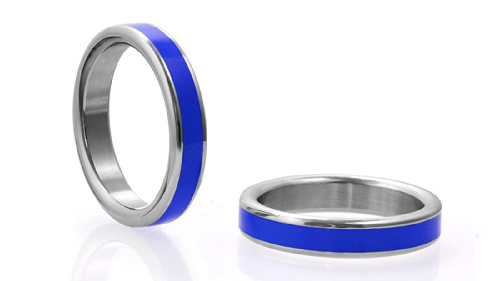 PHS Stainless Steel Cock Rings Offer Colorful Enamel Accents