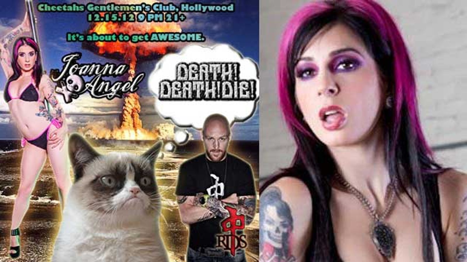 Join Joanna Angel, Jason Ellis For Night of Debauchery Saturday