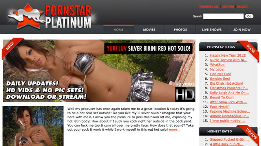 Pornstar Platinum Launches New Network Site