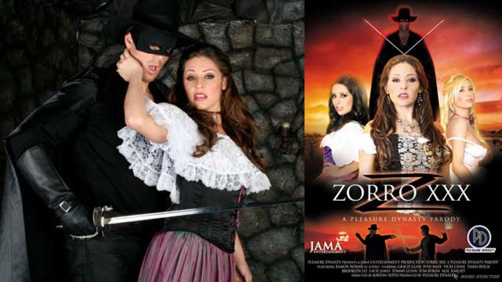 Zorro XXX Box Art Photos Debut Only on NerdReactor com AVN 