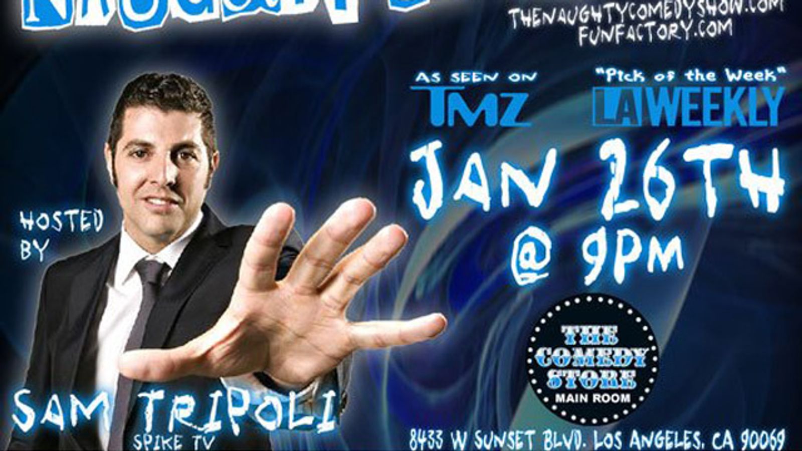 Sam Tripoli Presents Naughty on Ice 3D Thursday at The Comedy Store