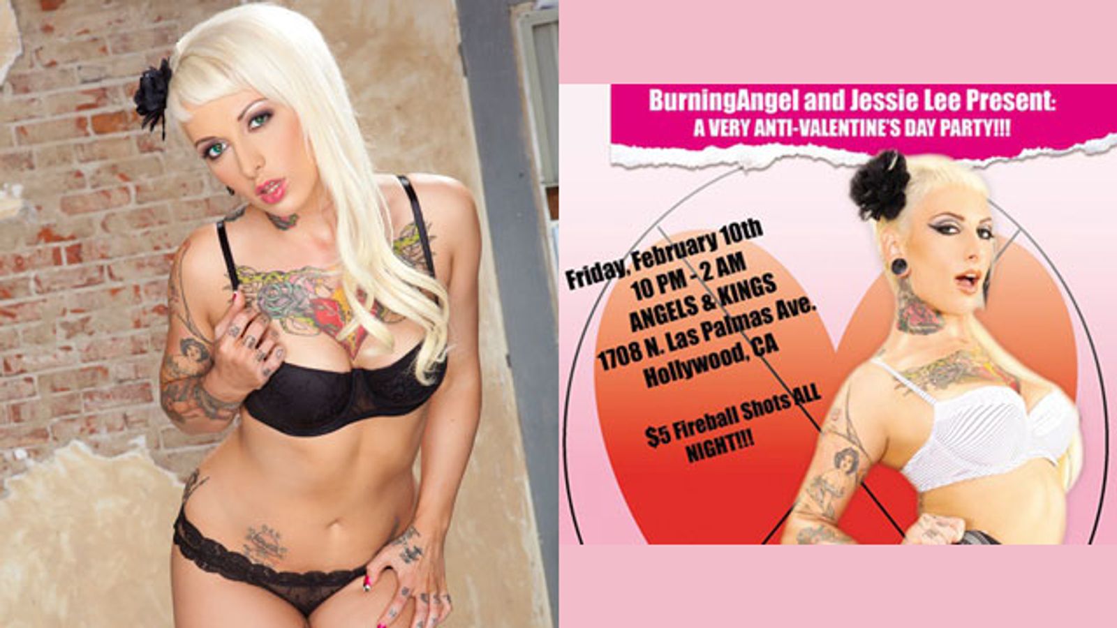 BurningAngel, Jessie Lee Present Anti-Valentine’s Day Party