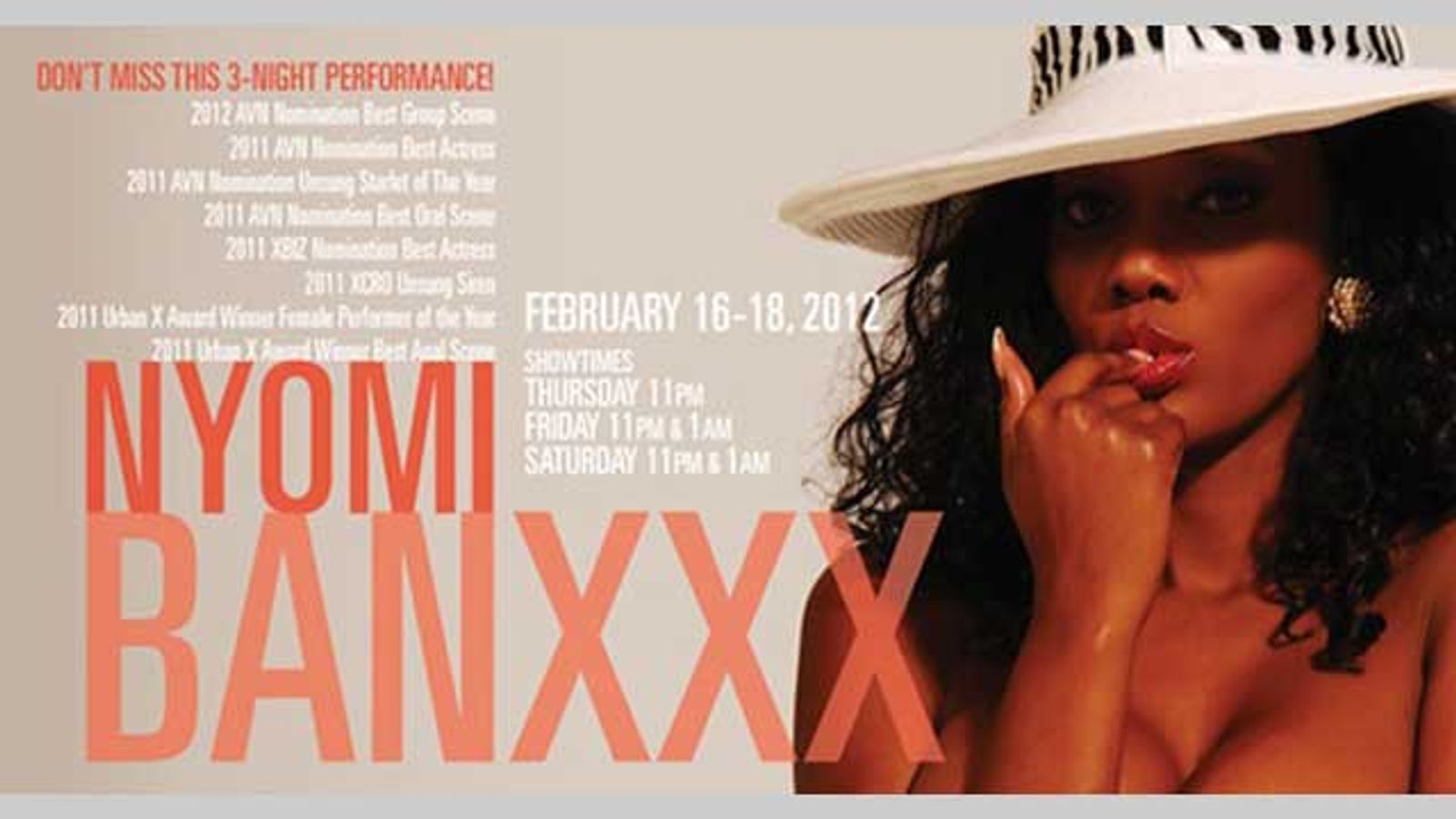 Nyomi Banxxx's LA Feature Dancing Debut at Rouge Thursday