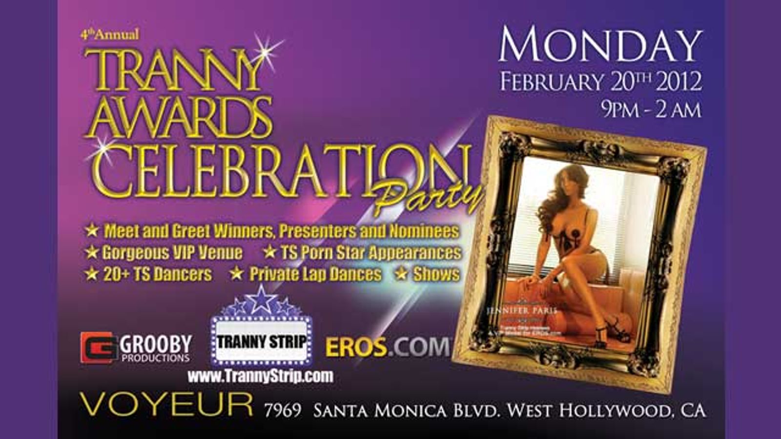 Domino Presley to Host Tranny Awards, After Party