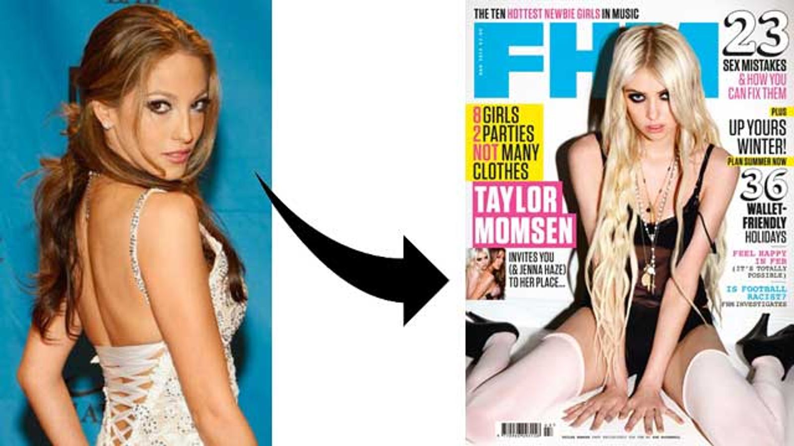 Jenna Haze Featured on March Issue of FHM