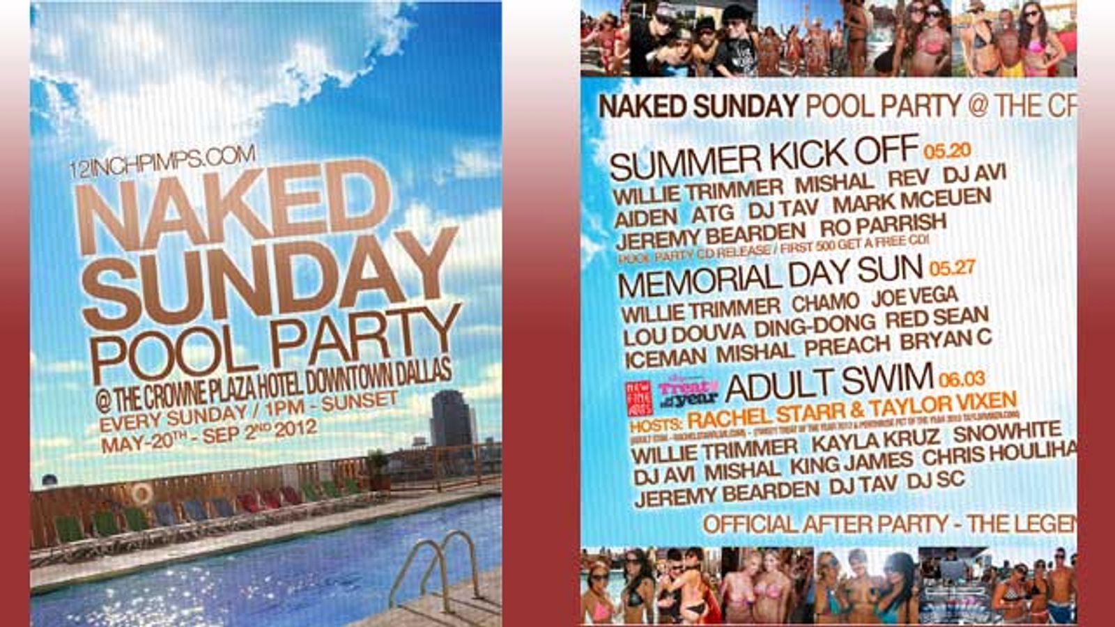 Taylor Vixen Hosts Naked Sunday Pool Party In Time For Summer