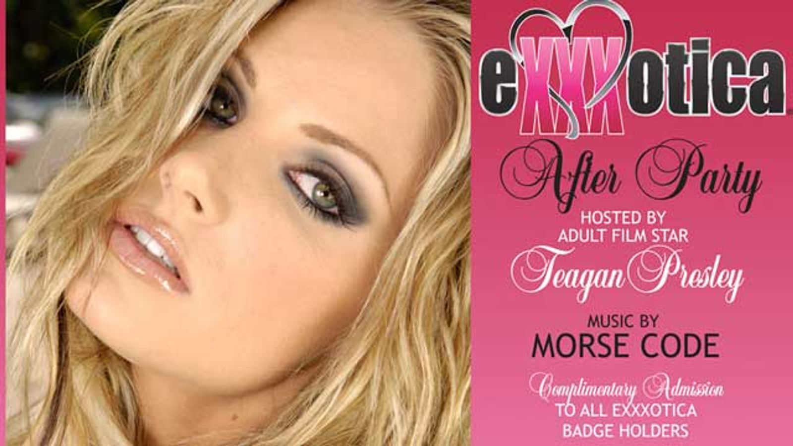 Teagan Presley to Appear at Exxxotica This Weekend