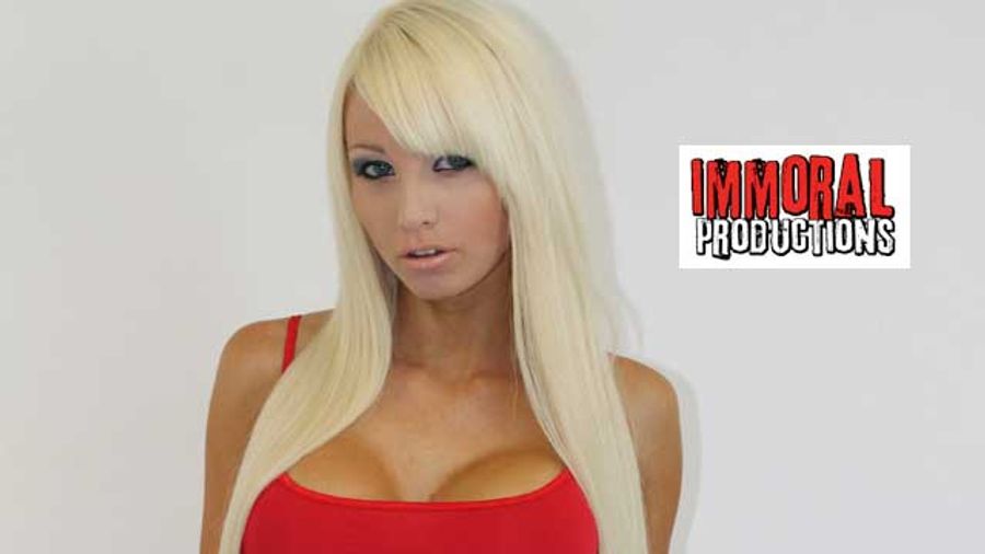 Immoral Productions Signs Rikki Six as Contract Star