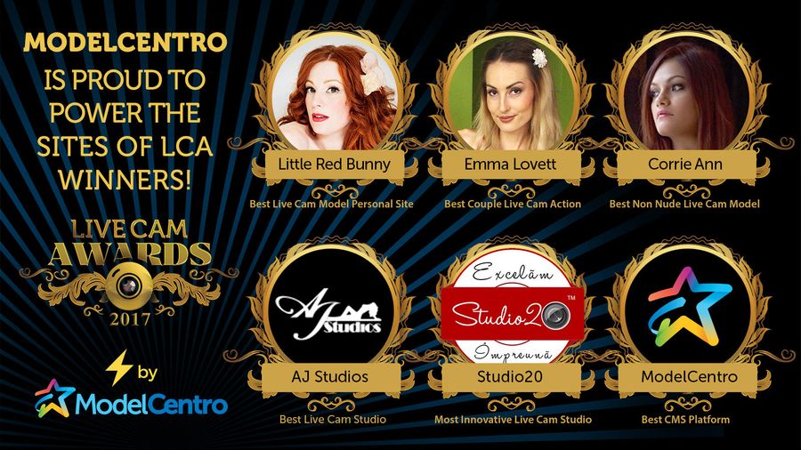 Live Cam Awards Recognize ModelCentro Platform & Performers