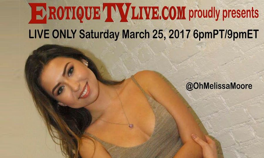 Melissa Moore, Eric John Reunite for Live Show on ErotiqueTV