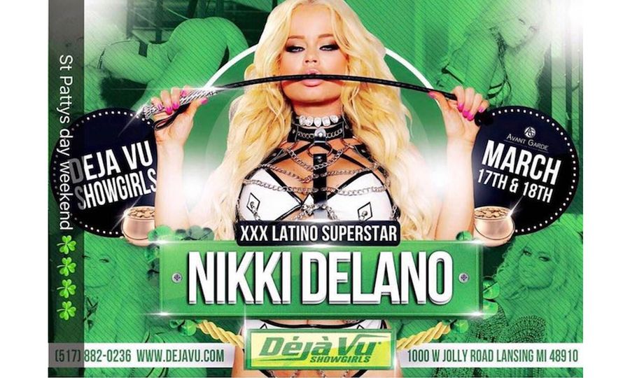 Nikki Delano Headed to Michigan to Dance at Déjà Vu