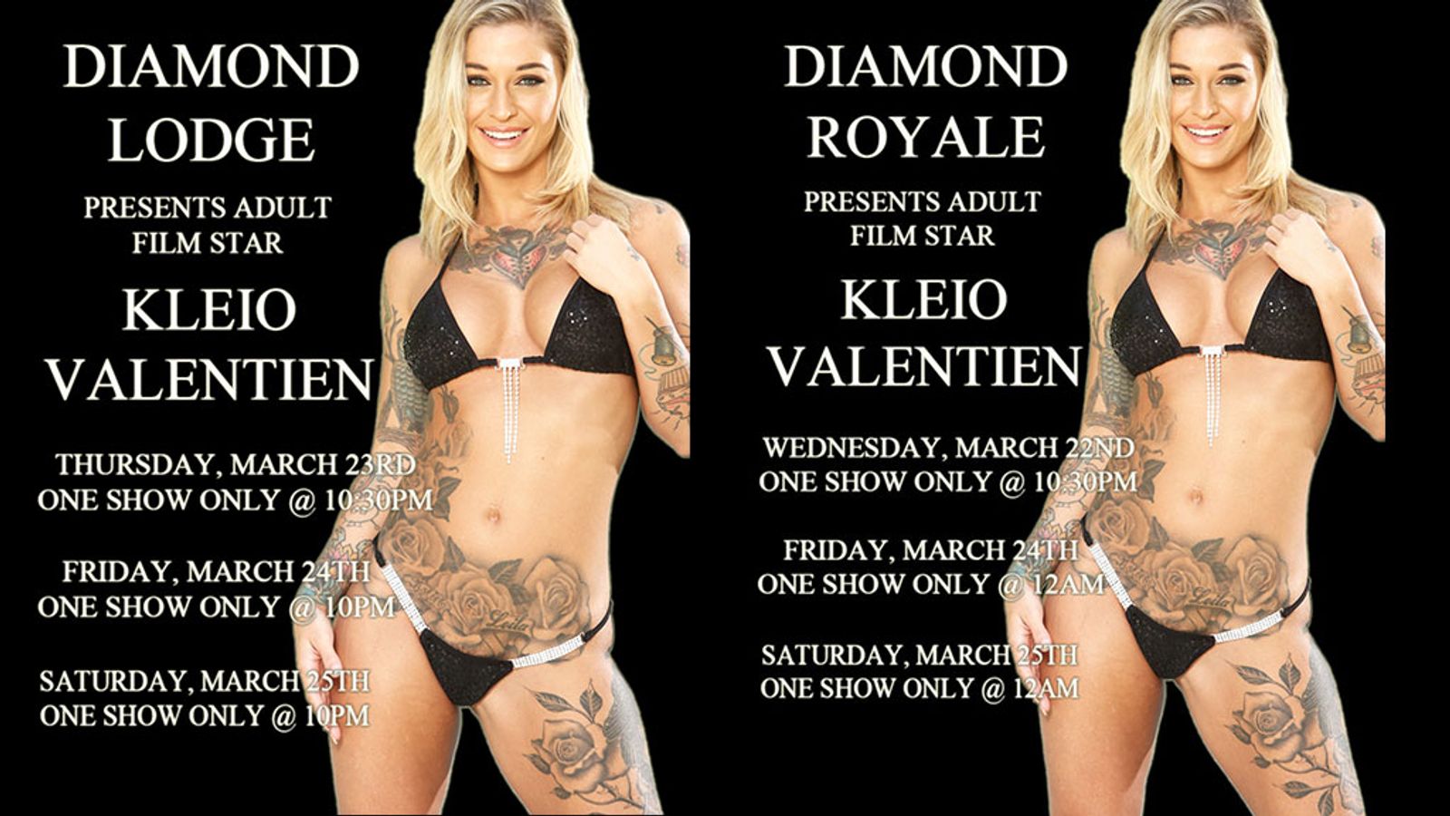 Kleio Valentien to Feature For 4 Nights at Cleveland Area Clubs