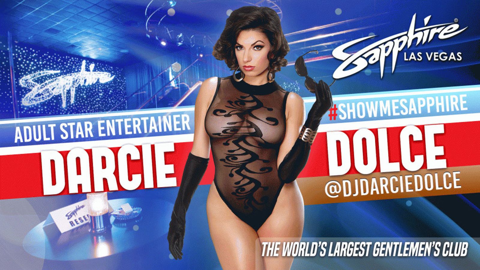 Penthouse Pet Darcie Dolce Rocks the Sapphire Las Vegas Stage Tonight