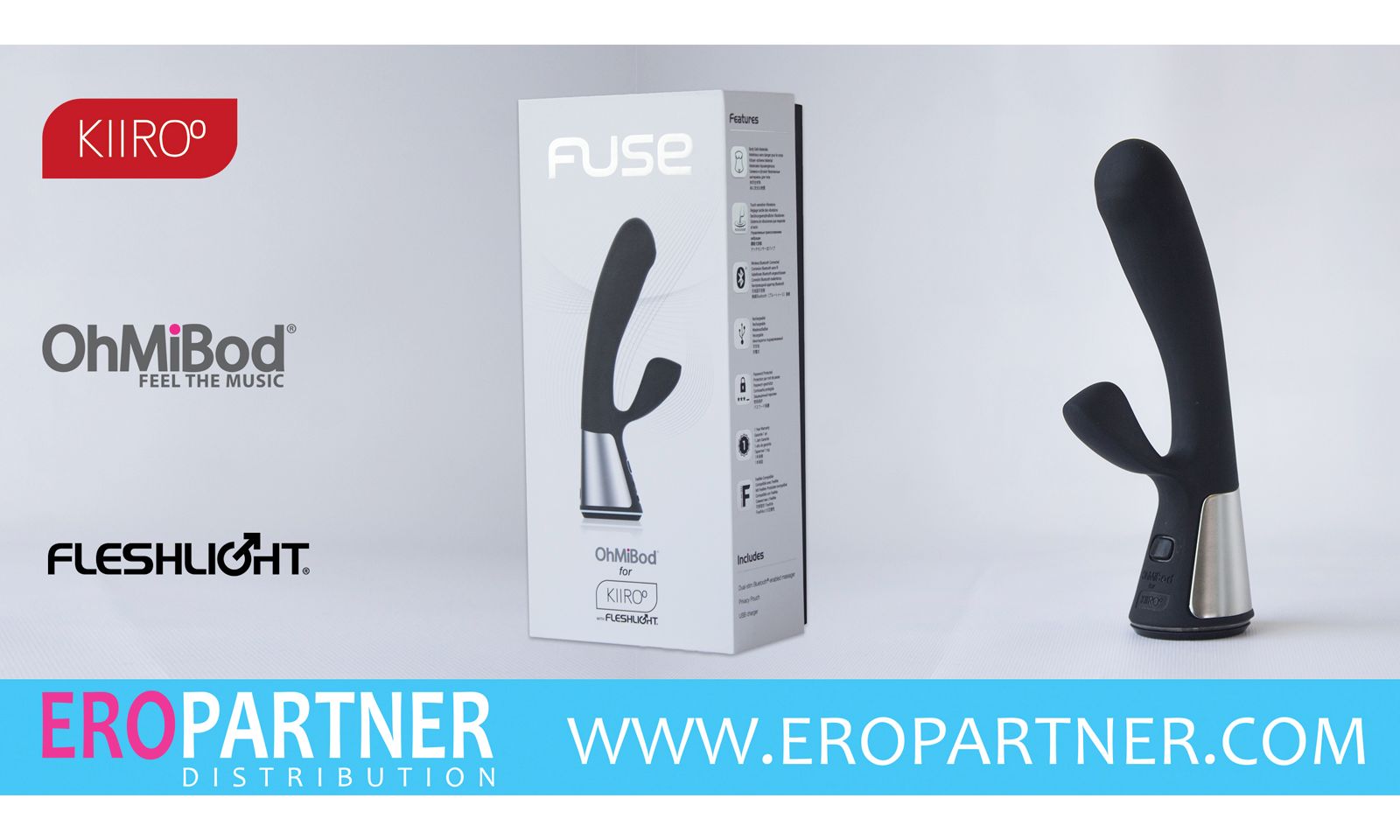 Eropartner Stocking, Shipping OhMiBod-Kiiroo Fuse