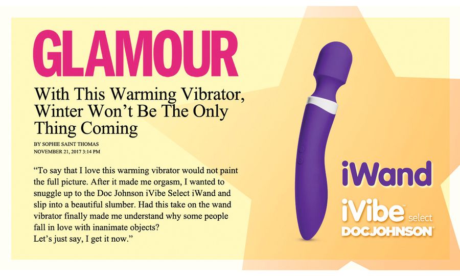 ‘Glamour Features iVibe Select iWand From Doc Johnson