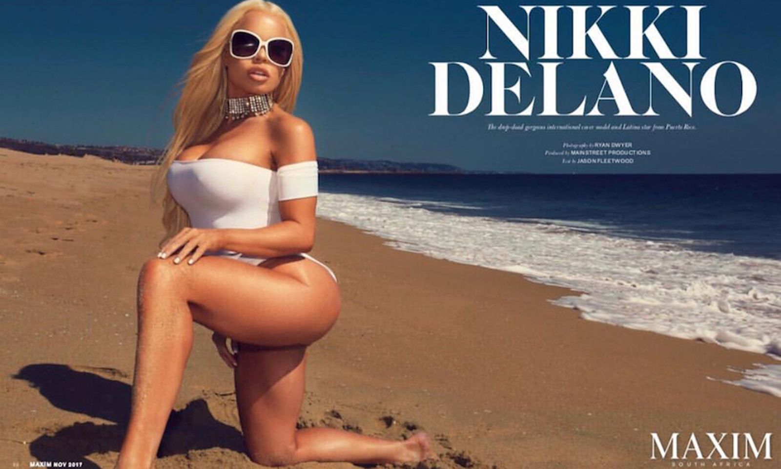  Nikki Delano Scores Six-Page Spread in Maxim Magazine