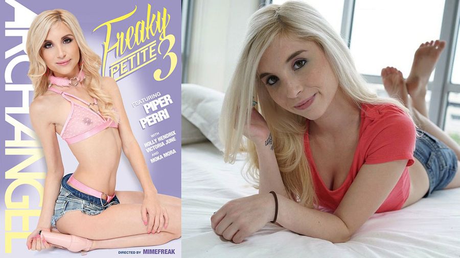 Piper Perri's Pink For The Cover of ArchAngel's 'Freaky Petite 3'