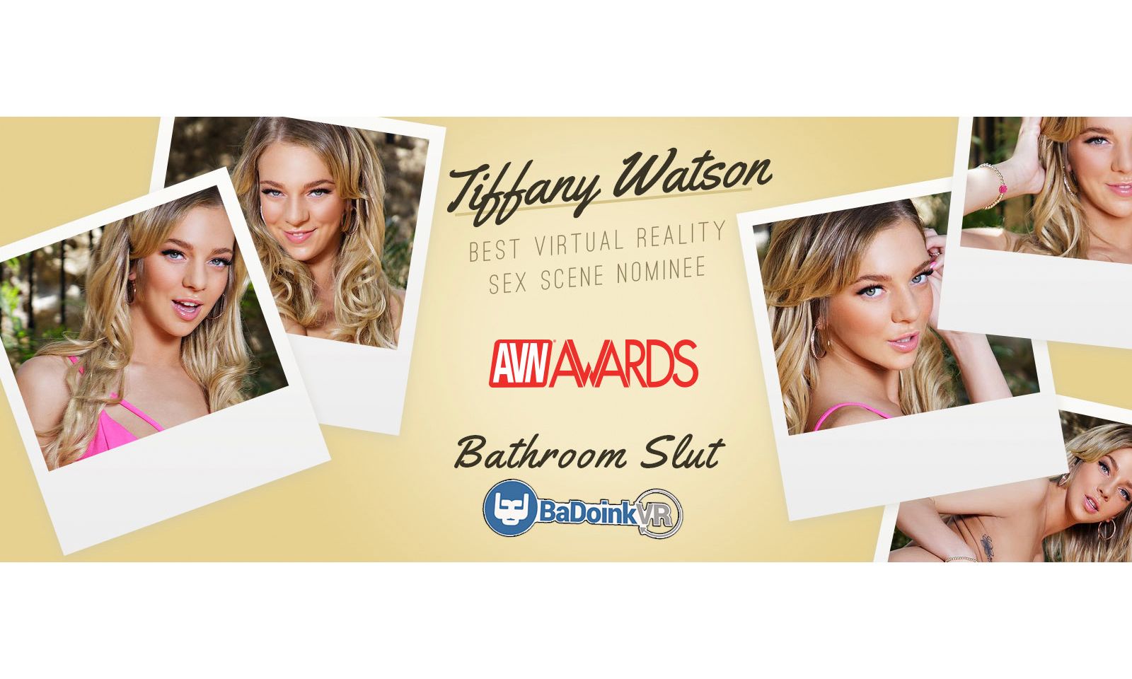 Tiffany Watson Nommed for Best VR Sex Scene in AVN Awards