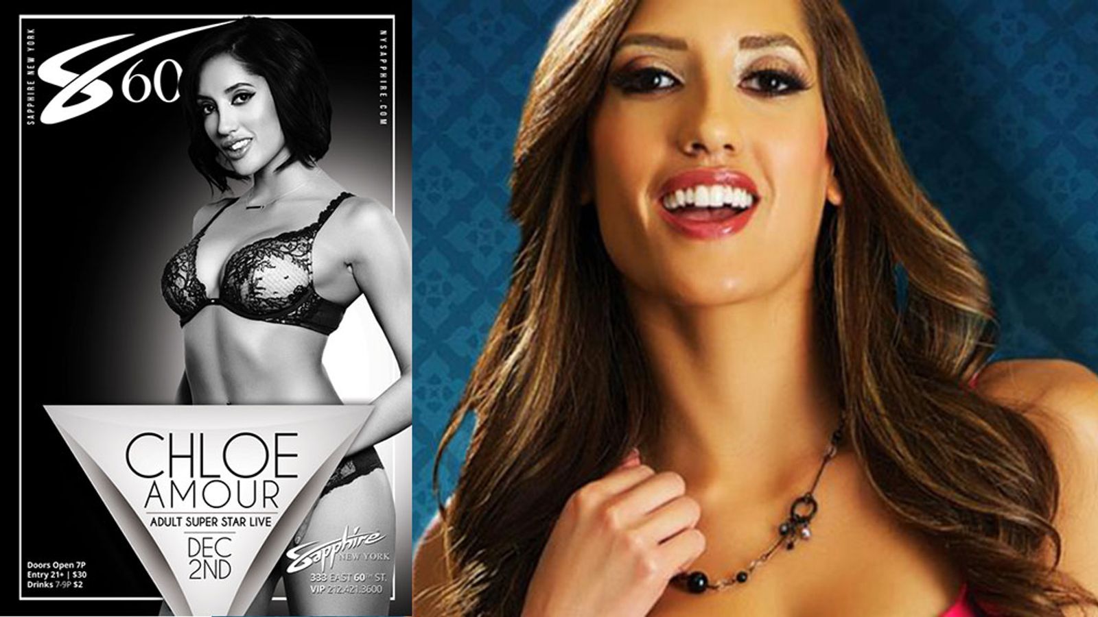 Chloe Amour To Feature At Sapphire In The Big Apple Saturday