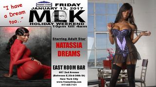 Natassia Dreams to Host Tranny Strip MLK Holiday Weekend Party