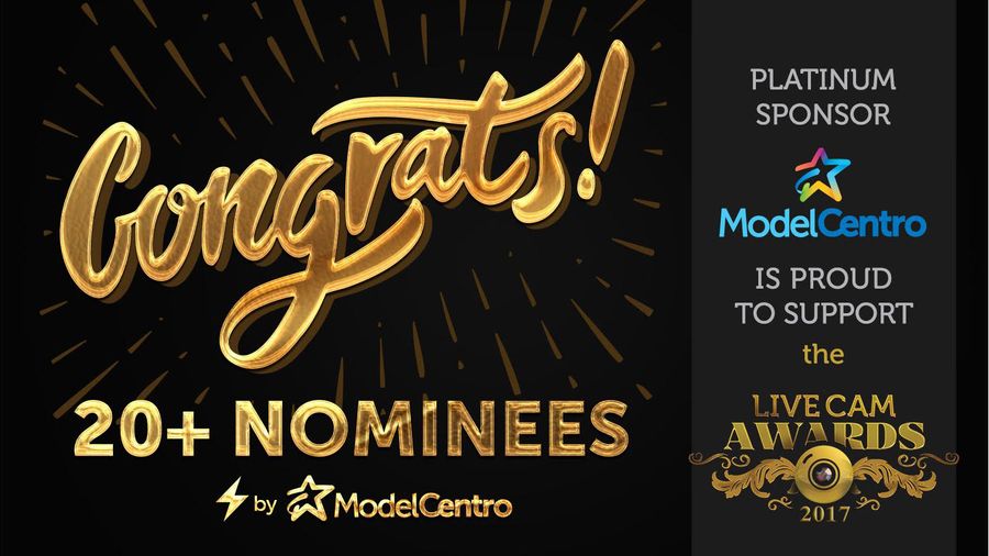 More Than 20 ModelCentro Performers Nommed For Live Cam Awards