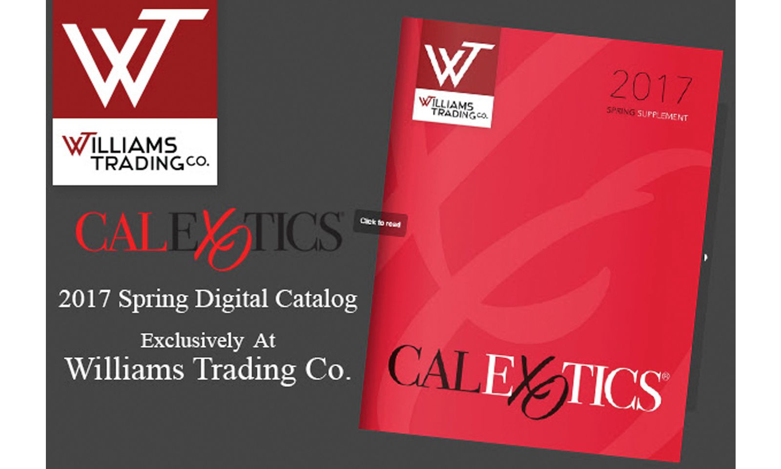 CalExotics Spring Digital Catalog Exclusively At Williams Trading Co.