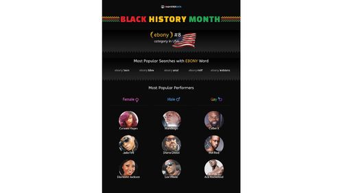 xHamster Honors Black History Month With Popular Ebony Star Listings