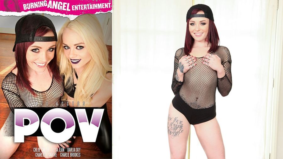 Chloe Carter Entices Viewers In Burning Angel's 'All Access POV' DVD