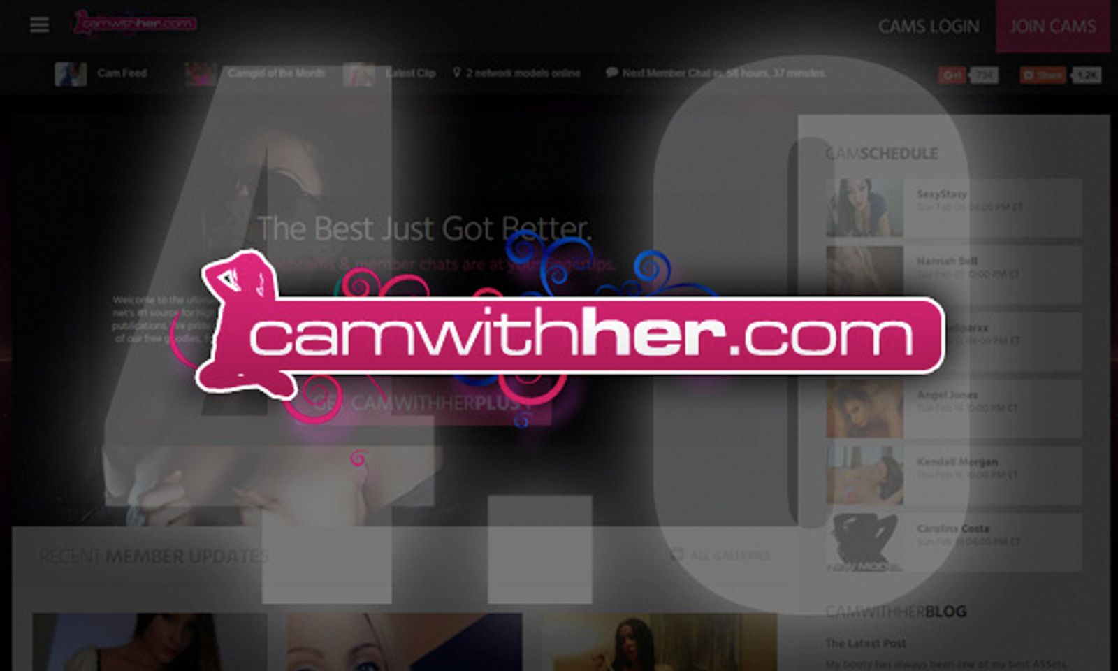 SNR Productions Relaunches CamWithHer.com