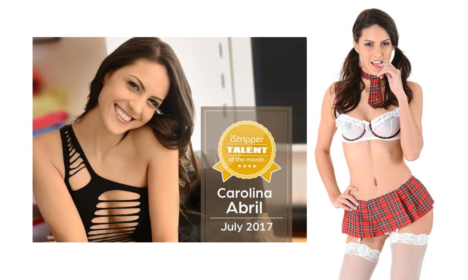 Carolina Abril Named iStripper's Talent of the Month for July