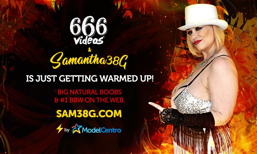 Sam38G Releases 666 Devilishly Hot Videos on Her ModelCentro Site
