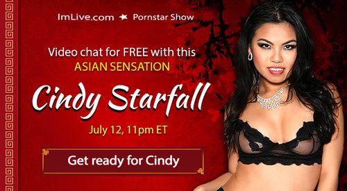 Cindy Starfall to Do Free Video Chat on ImLIve