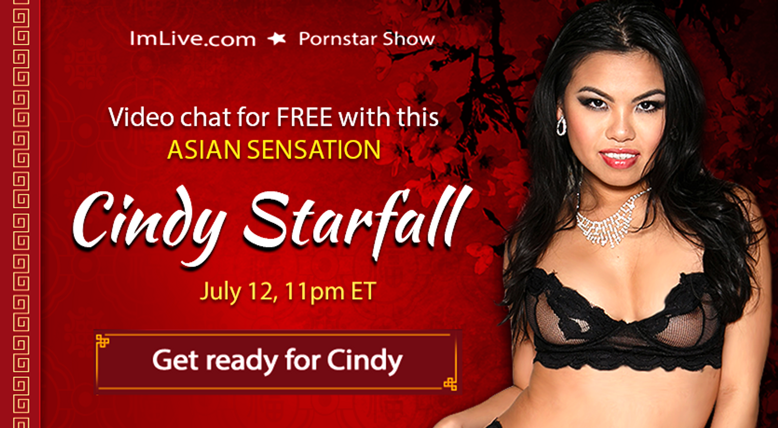 Cindy Starfall to Do Free Video Chat on ImLIve
