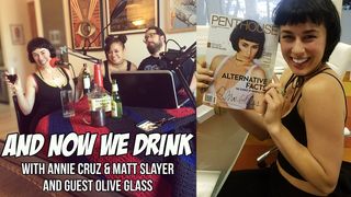 Rising Starlet Olive Glass Visits 'And Now We Drink' Podcast