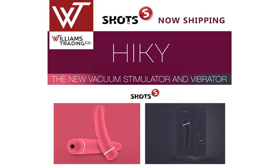 Hiky From Shots Now Shipping From Williams Trading Co.