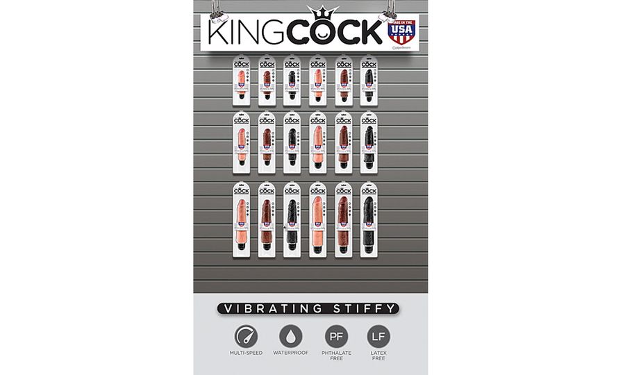 Pipedream Products Now Shipping King Cock Vibrating Stiffies 