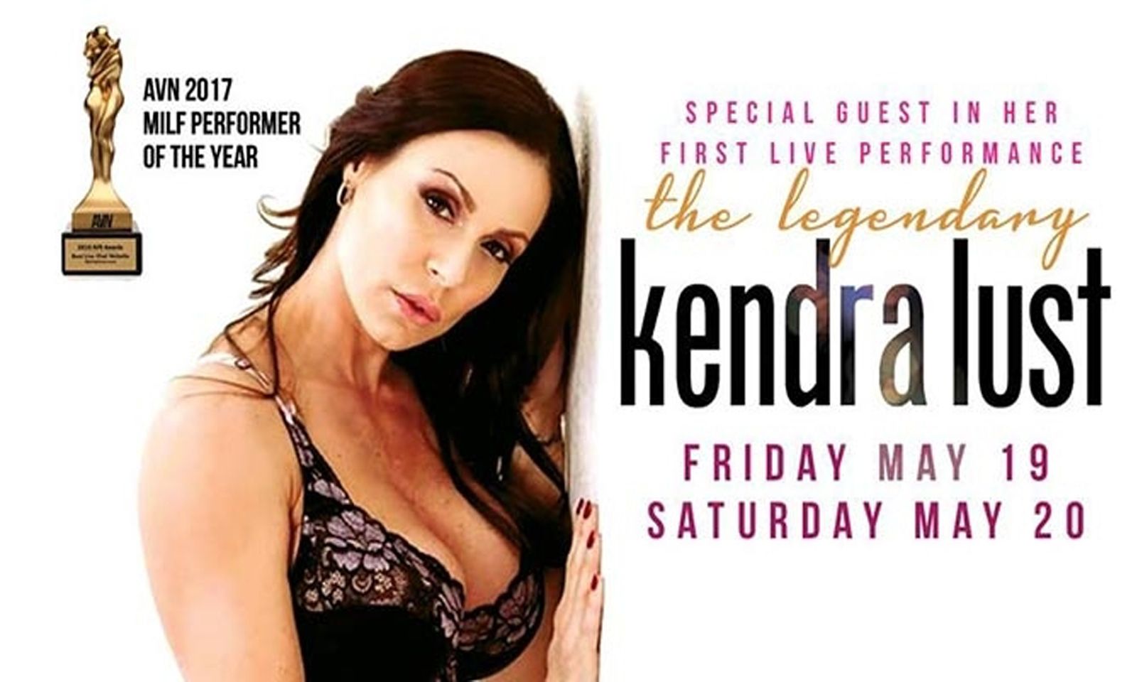 Kendra Lust Featuring at Gossip Gentleman’s Club in NY 