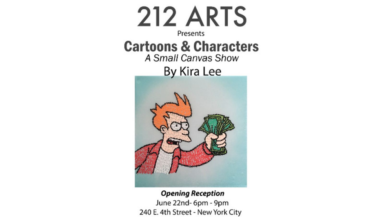 Kira Lee's Artwork for Sale Online as 212 Arts Exhibit Opens