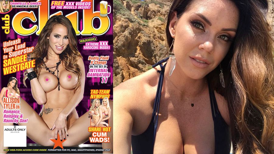 Alison Tyler Featured In New Issue Of Club Magazine