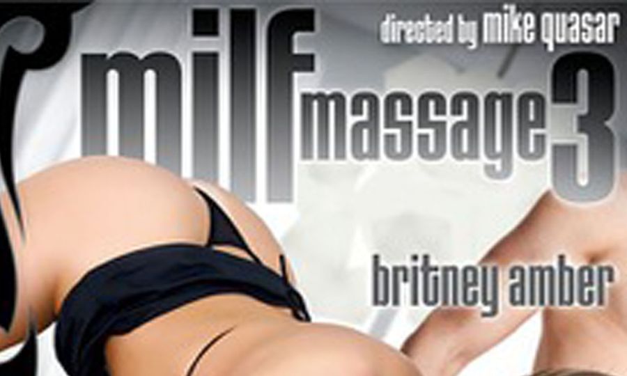 Britney Amber Gives a Good Rub and Tug for 'MILF Massage 3'