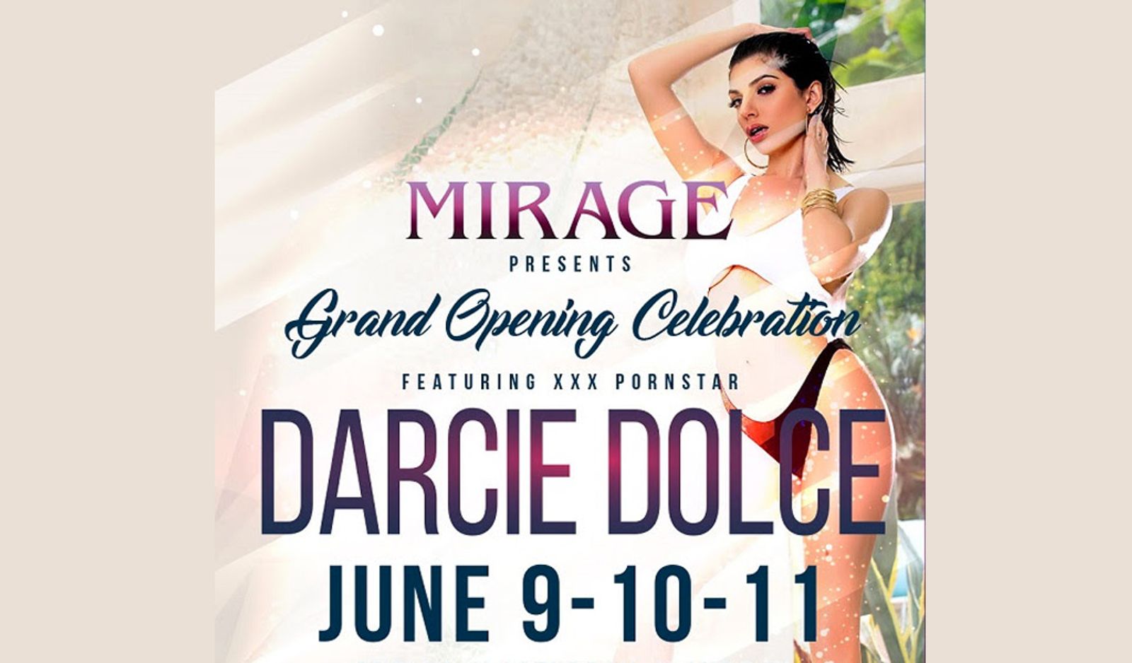 Darcie Dolce Headlines at Mirage Gentlemen’s Club
