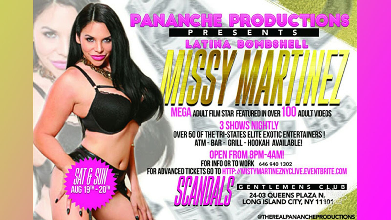 Scandal's Gentlemen's Club Has Missy Martinez This Weekend