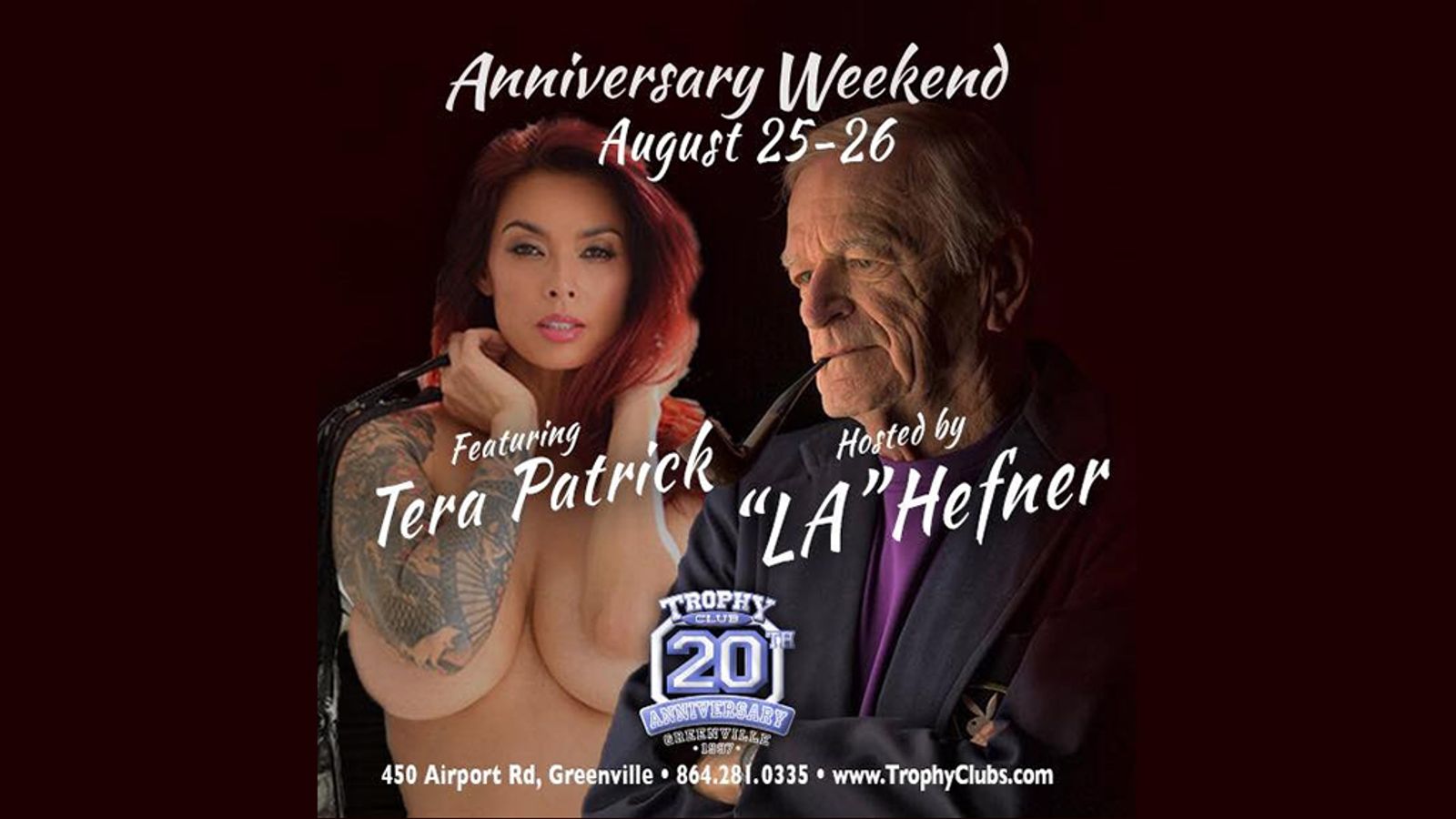 Tera Patrick To Feature At The Trophy Club In Greenville, SC