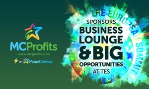 ModelCentro/MCProfits Sponsoring Business Lounge at TES