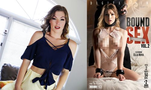 Ella Nova Takes Box Cover in 'Bound for Sex 2'