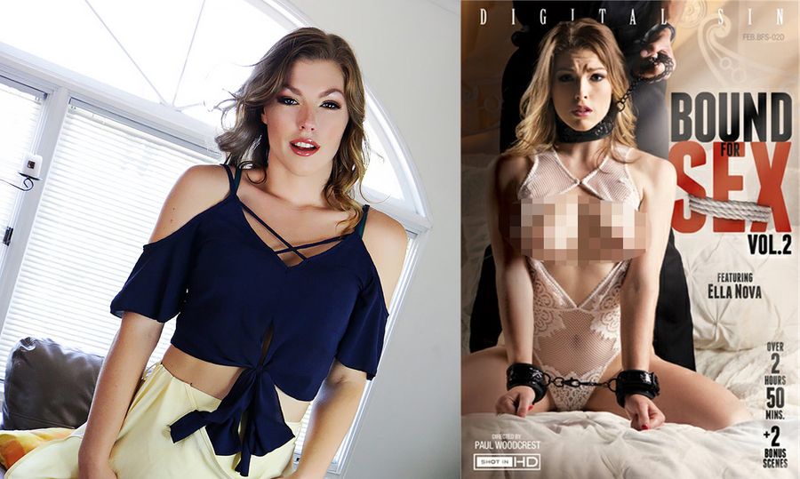 Ella Nova Takes Box Cover in 'Bound for Sex 2'