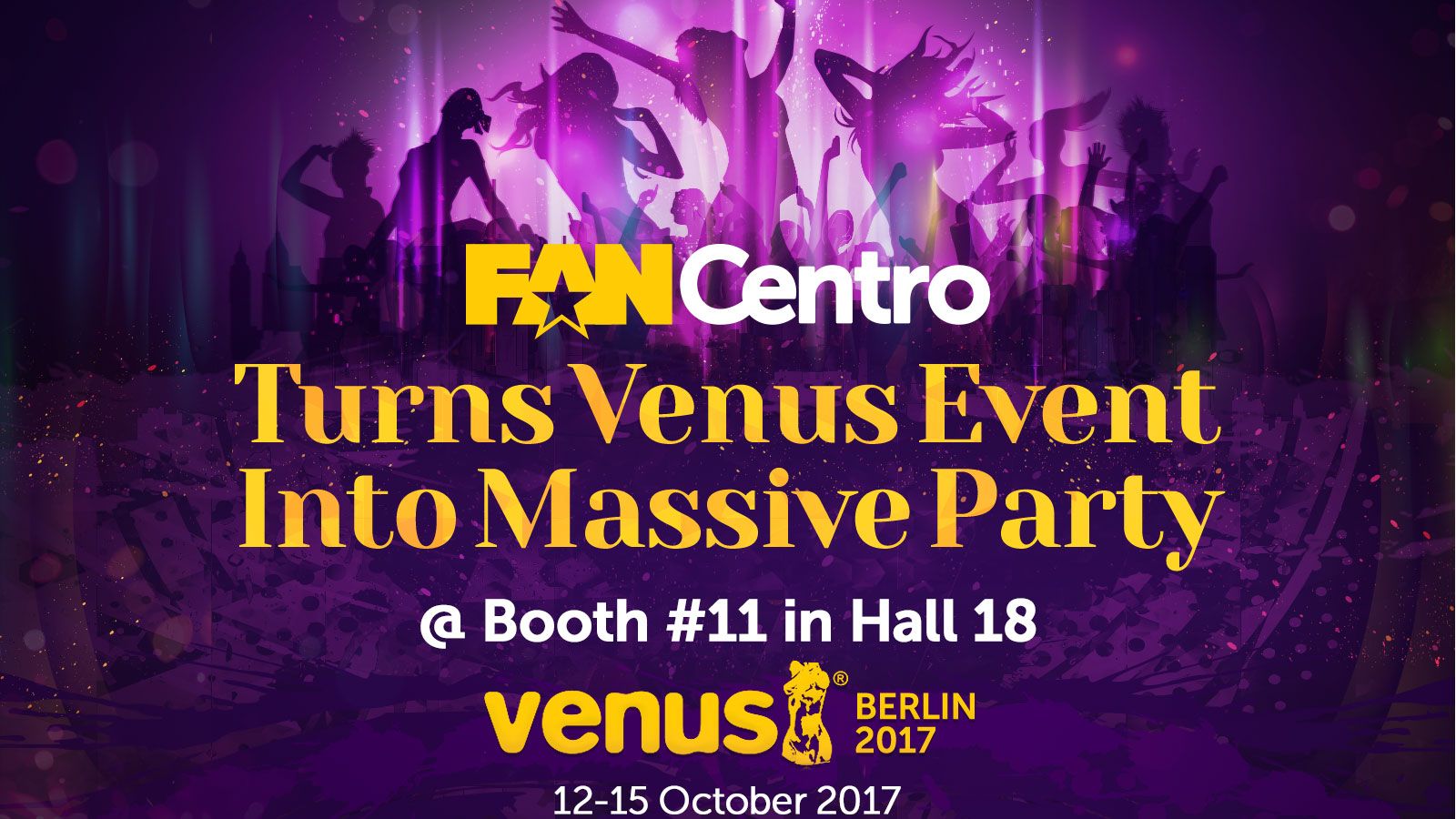 FanCentro, PornHub & FreeWebcams Share Booth At Venus Berlin