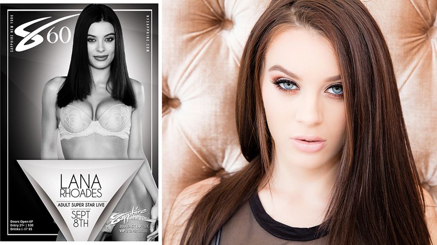 Catch Lana Rhoades Tonight At Sapphire New York